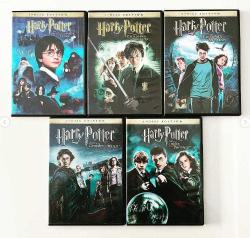 Harry Potter ilk 5 film özel kutulu dvd set (philosopher's stone)