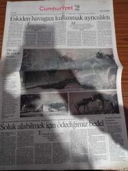 Cumhuriyet 2 Gazetesi - 20 Mayıs 1993 - Çevre İle Teknoloji Bir Araya Geldi - Mars İçin Anlaşma - Bonsai Koca Çınarı Saksıya Sığdırma Sanatı - Eskiden Havagazı Kullanmak Ayrıcalıktı - 46. Uluslararası Cannes Film Festivali'nden Notlar - Vakko Sanat Galerisi - Globe Tiyatrosu'nda Almanca Oyun - Haremdeki Dört Kadın Filmi Haremdeki Yasak Aşk İlişkileri - Lee Van Cleef - Yeniden Olacak O Kadar - Levent Kırca - Disney'in Yapımı Küçük Deniz Kızı