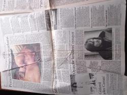 Cumhuriyet 2 Gazetesi - 11 Haziran 1993 - Alahan Manastırı Bakımsız Ama Güzel - Mektup Yazma Alışkanlığını Yitiriyoruz - Tanrının Mekanı Akrapol'a Yeni Makyaj - Porno Filme Dönüşen Uyarlama - Görkemli Şölen Carmen - Orhan Oğuz'un İkinci Yapıtı Üçüncü Göz - Nur Sürer - Sinan Çetin