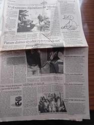 Cumhuriyet 2 Gazetesi - 11 Haziran 1993 - Alahan Manastırı Bakımsız Ama Güzel - Mektup Yazma Alışkanlığını Yitiriyoruz - Tanrının Mekanı Akrapol'a Yeni Makyaj - Porno Filme Dönüşen Uyarlama - Görkemli Şölen Carmen - Orhan Oğuz'un İkinci Yapıtı Üçüncü Göz - Nur Sürer - Sinan Çetin