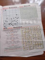 Hürriyet Bil Bul Bulmaca Gazetesi - 27 Mart 2014 - Hasibe Eren Fotoğrafı - Özlem Tekin Fotoğrafı - Zincir Bulmaca - Puzzle Bulmaca - Sayı Bulmaca - Mozaik Bulmaca - Artan Sözcük - Sudoku - Futoshiki - Kare Bulmaca