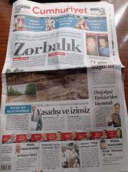 Cumhuriyet Gazetesi - 20 Ekim 2013 - Naim Süleymanoğlu - Avrupalı Fenerbahçe - İsviçreli Savcı Herkül'ün İzinde - Beyrutta Kaçırılan Türk Pilotlar Murat Akpınar Ve Murat Ağca Serbest - Devletin Alevisi Olmayacağız - ODTÜ'deki Orman Katliamı Gün Ağarınca Ortaya Çıktı - Dışişleri Gezi Direnişi'ni Görmedi