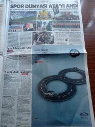 Cumhuriyet Gazetesi - 11 Kasım 2018 - Spor Dünyası ATA'yı Andı - Büyük Önder Atatürk'ü Daha Da Artan Özlem Ve Sevgiyle Andık Yüz Binler Anıtkabir'e Aktı -  7 Ocağa Ateş Düştü - Liderler 1. Dünya Savaşı'nın Bitişinin 100. Yılında Fransa'da Buluştu - 10 Kasım'da Kadir Mısıroğlu'na Ali Erbaş'tan Ziyaret