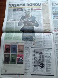 Cumhuriyet Gazetesi - 11 Kasım 2018 - Spor Dünyası ATA'yı Andı - Büyük Önder Atatürk'ü Daha Da Artan Özlem Ve Sevgiyle Andık Yüz Binler Anıtkabir'e Aktı -  7 Ocağa Ateş Düştü - Liderler 1. Dünya Savaşı'nın Bitişinin 100. Yılında Fransa'da Buluştu - 10 Kasım'da Kadir Mısıroğlu'na Ali Erbaş'tan Ziyaret