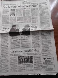 Cumhuriyet Gazetesi - 23 Ocak 2007 - Yasadışı Bahise Davetiye - Hrank Dink Suikastının Ardında Radikal Milliyetçi Bir Grup Var - Hrant Dink Uğurlanıyor - Abdullah Gül 301. Madde Kaldırılabilir - Nadir Nadi'yi Andık - Adalet Bakanlığı Adım Attı Behiç Aşçı Eyleme Son Verdi
