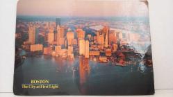 ŞEHİR KARTPOSTALI,ABD/BOSTON GÜNDOĞUMU, RENKLİ,ARKASINA YAZILMAMIŞ 12 X 17 CM EBADINDA - 1950'LER, 1960'LAR, 1970'LER, 1980'LER