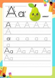 Okul Öncesi Alfabe YAZ-SİL Defteri