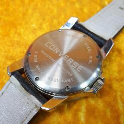 CONVERSE TAKVİMLİ SİYAH GENİŞ KADRANLI , FOSFORLU RAKAMLI KOL SAATİ