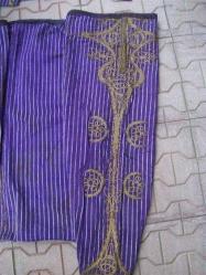 BALIKESİR ÇEVRESİNDE GENÇ KIZLARIN DÜĞÜN-BAYRAM GİBİ ÖZEL GÜNLERDE GİYDİKLERİ  CEPKEN VE ŞALVARDAN OLUŞAN  ''AĞIR TAKIM'' - CEPKENİ  OMUZ 50-GÖĞÜS 52 - KOL 55 CM - BOYU 41 CM- ŞALVARI  GENİŞLİĞİ 127 CM - BOYU 85 CM