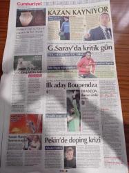 Cumhuriyet Gazetesi - 12 Şubat 2022 - Fenerbahçe'de Başkan Ali Koç'a Tepkiler Artıyor - Pekin'de Doping Krizi - Saray Zamda Israrlı - Diyanetten Hafız İçin Bağış Çağrısı - Koronavirüs Vakalarında Rekor Artış - Kültür Bakanlığı BASAD'daki Tarihi Eserleri Polis Eşliğinde Sokağa Attı - Tarık Akan - Recep Tayyip Erdoğan