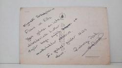 AŞK VE SEVGİLİ TEMALI KARTPOSTAL,RENKLİ,ARKASINA YAZILMIŞ 12 X 16 CM EBADINDA