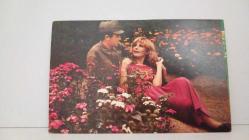 AŞK VE SEVGİLİ TEMALI KARTPOSTAL,RENKLİ,ARKASINA YAZILMIŞ 12 X 16 CM EBADINDA