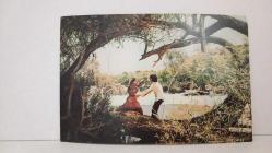 AŞK VE SEVGİLİ TEMALI KARTPOSTAL,RENKLİ,ARKASINA YAZILMIŞ 12 X 16 CM EBADINDA