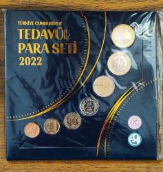 DARPHANE 2022 Tedavül--Hatıra Para Seti.. ((Gümüşü Çıkarılmış))