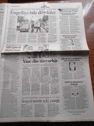 Cumhuriyet Gazetesi - 30 Haziran 2003 - Atletizmde Forma Karmaşası - İsviçre Rallisi'nde Çocuk Öldü - Türk Futbolu Dünya Markası - Rivaldo'ya Şartlı Onay - Abdullah Gül'den Fettullah Gülen'e Övgü - Recep Tayyip Erdoğan Tabanına Oynuyor İmam Hatip Takıyyesi - Hindistan Artık IMF Kreditörü - ABD Irak'ta Türk Askeri İstiyor