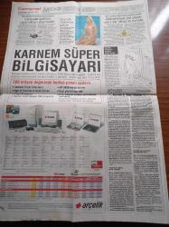 Cumhuriyet Gazetesi - 4 Haziran 2003 - Beşiktaş Şampiyonluk Öyküsü Yazı Dizisi- Efes Pilsen Kazanırsa Şampiyon - Uyuyan Şoförü Uyandıran Otomobil - ABD Desteğine İşbirliği Koşulu - Türk Amerikan İşadamları Derneği -Vatan Dergi Grubu Yönetim Kurulu Başkanı Ercan Arıklı Geçirdiği Trafik Kazası Sonucu Öldü -  Nazım Hikmet'in Vasiyeti Hala Yerine Getirilmedi- Fikret Başkaya'ya Bölücülük Propagandası Yaptığı Sebebiyle Dava - İstanbul'da Hakim Ve Savcıları Taşıyan Servise Bombalı Saldırı