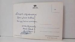 ÇİÇEK TEMALI KARTPOSTAL,RENKLİ,ARKASINA YAZILMIŞ 12 X 16 CM EBADINDA