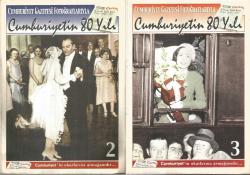 CUMHURİYET GAZETESİ FOTOĞRAFLARIYLA - CUMHURİYETİN 80 YILI (2-24. ARASI FASİKÜLLER 23 FASİKÜL MEVCUT)