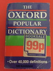 The Oxford Popular Dictionary - Oxford University Press - İngilizce Sözlük (Oxford Popüler Sözlüğü) CEP BOY