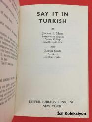 Say it in Turkish - Jeanne E. Miles & Refah Şeniz - Dover Publications - İngilizce , Türkçe Kitap (Türkçe Söyle)