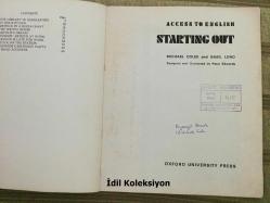 Access To English Starting Out - Part A - Micjael Coles and Basil Lord - Oxford University Press - İngilizce Kitap (Başlangıç İçin İngilizceye Erişim)