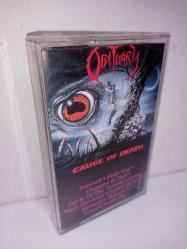 Obituary - Cause Of Death / metal kaset