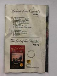 The Best of the 1960's 70's 80's Classic's kaseti, if you go away, yesterday, strangers in the night, adiev joile combien, the rain, good bye my love, proffessinals