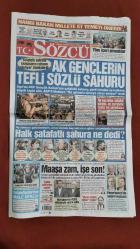 Sözcü Gazete 9 Nisan 2022 Ak Gençlerin Tefli Sözlü Sahuru,Fethullah Gülen,Uğur Dündar,Vefa Küçük,Miha Zach,Marcao,Rosier,Batshuayi,Burak Elmas,Mesut Özil,Levent Yüksel,Tunç Soyer,Beyza Şekerci,Gürsel Tekin,Meral Akşener,Ekrem İmamoğlu,Kemal Kılıçdaroğlu