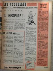 SPİROU - 24 Mars 1960 - Vintage Cartoon Magazine - Fransızca Dergi - (Buck Danny - Pegg En Amazonie - La Francisque Et Le Cimeterre - Lucky Luke - Simba Lee - Safari vers Dialo - Allons A L' Opera - Le Maitre De La Sierra - Tif et Tondu - Les Belles Histoires De L'Oncle Paul - L'Ombre Du Z )