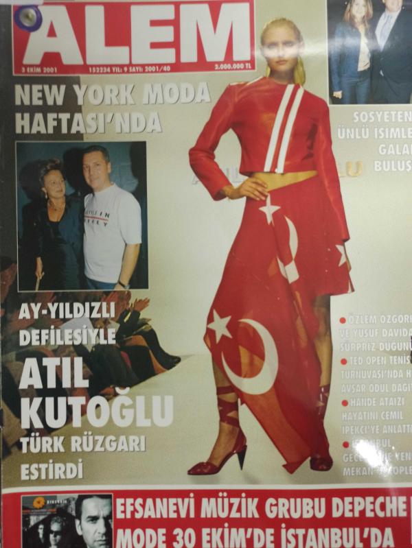 Alem Magazin Dergisi 3 Ekim 2001 Atıl Kutoğlu Berna Yılmaz  