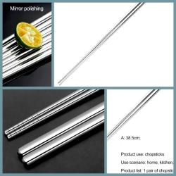 OMENİV'DEN BİR ÇİFT EKSTRA UZUN METAL CHOPSTİCK YEMEK PİŞİRME MAŞA TENCERE MANGAL OUTDOOR KAMP