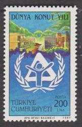 1987 DÜNYA KONUT YILI MNH