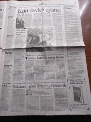 Cumhuriyet Gazetesi - 7 Mart 2003 - Ali Sami Yen Stadında Sarı Lacivert Yasak - Beşiktaş 100 Yaşında - Kofi Annan'a Hayır - İngilizden Kirli Sırlar Irak'a Tesis Kurduğu Ortaya Çıktı - Çin De ABD'nin Karşısında - Melih Gökçek Yargıyla İnatlaşıyor Hitit Güneşi Yine Doğacak - Savaşa İnat Yine Sinema
