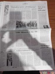 Cumhuriyet Gazetesi - 29 Eylül 2008 - Ertuğrul Sağlam'ın Hakem Benden Özür Diledi Açıklamasına Yalanlama Geldi - AKP'nin IMF Telkiniyle Uygulamaya Koyduğu Program Sistemi Çökertecek - Çelişkiler Ülkesi Amerika - 28 Eylül Bireysel Silahsızlanma Günü - Aşırı Sağın Avusturya Zaferi - Galatasaray'dan Konya'ya da 4 Gol - CEO'lar Kurtulacak