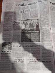 Cumhuriyet Gazetesi - 29 Ekim 2013 - Aziz Yıldırım Adayın Dedi - Diren Cumhuriyet - 90. Yılın Gururunu Yaşayan Halk Her Şeye Karşın Laik Ve Demokratik Cumhuriyete Sahip Çıkıyor - Gazi Mustafa Kemal Atatürk - Ethem Sarısülük Davasında Polis Yine Engelli Yaşlı Dinlemedi 3'ü ağır 10 Kişi Yaralandı - Türbana Usul İtirazı - Ahmet Kaya'ya Ödül