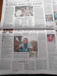 Cumhuriyet Gazetesi - 7 Ekim 2009 - Gökhan Ünal Saç Ektirdi Golü Unuttu - Taksim'de Can Pazarı - IMF Protestolarına Saldırı - Recep Tayyip Erdoğan Protestolara Kulak Verin - Baskı Ve Açılım Eleştirisi - Dinleme Merkezi İncelenecek - Tarih Eylül 2008  Kandillide Emniyetin İftar Yemeği Suçlayanlar Yargılayanlar Bir Arada Ergenekon Buluşması