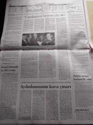 Cumhuriyet Gazetesi - 8 Mayıs 2008 - Anadolu Şampiyonu Kayseri - Filenin Kralı Fenerbahçe - Yönetmen Atıf Yılmaz Sokakta Anıldı -Enflasyon Tsunamisi - 1 Mayıs'taki Şiddete Uluslararası Sendikalardan Tepki - 100 Milyon Dolarlık Kaçak Akaryakıt Sokuldu - Ahmet Türk Af Çözüm Değil - Yaşar Büyükanıt Nasihate İhtiyaç Yok - PKK'siz Çözüm Mitingi Yeter Artık Kan Dursun