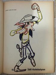 Lucky Luke : Dessinez et Coloriez - Dargaud Editeur - Red Kit Boyama Kitabı (Red Kit : Çiz ve Boya)