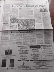 Cumhuriyet Gazetesi - 19 Haziran 2009 - Birlikten Efes Pilsen Doğdu - Ergin Ataman İnandık Başardık - Dünya Bu Küçük Kızı Konuşuyor İkinci Suna Kan Berfin Aksu- Hilmi Özkök'ün Gerilimli Yılları - Deniz Fenerinde Deliller Uçuyor - Gülen Enstitüsü Yönetim Kurulu Üyesi Alp Aslandoğan ABD'den Meydan Okudu Bizi Kimse Yıkamaz - Bülent Arınç - Egemen Bağış