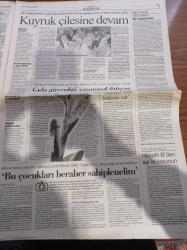 Cumhuriyet Gazetesi - 8 Haziran 2005 - Efes Pilsen Şampiyon - Aziz Yıldırım'dan Havuz Resti - Pera Müzesi Kapılarını Açıyor - Marilyn Monroe'nun Eşyasına 1 Milyon Dolar - Başbakanlık Genelgesiyle Yurtlarda Dini Eğitim Dönemi Başlıyor - Usta Yönetmen Mehmet Ulusoy'u Kaybettik - Recep Tayyip Erdoğan İşgalci Gibi Gösteriyor - İlker Başbuğ Uyardı - Barolardan Ahmet Necdet Sezer'e Destek