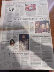 Cumhuriyet Gazetesi - 8 Haziran 2005 - Efes Pilsen Şampiyon - Aziz Yıldırım'dan Havuz Resti - Pera Müzesi Kapılarını Açıyor - Marilyn Monroe'nun Eşyasına 1 Milyon Dolar - Başbakanlık Genelgesiyle Yurtlarda Dini Eğitim Dönemi Başlıyor - Usta Yönetmen Mehmet Ulusoy'u Kaybettik - Recep Tayyip Erdoğan İşgalci Gibi Gösteriyor - İlker Başbuğ Uyardı - Barolardan Ahmet Necdet Sezer'e Destek