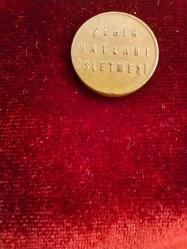 JETON 1970 li seneler..DENİZCİLİK BAKANLIĞI T.O.A ŞEHİR HATLARI İŞLETMESİ VAPUR JETONU  159