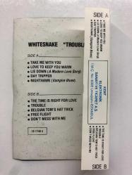 Whitesnake Trouble Kaseti, take me with you, love to keep you warm, lie down, day tripper, nighthawk, belgian tom's hat trick