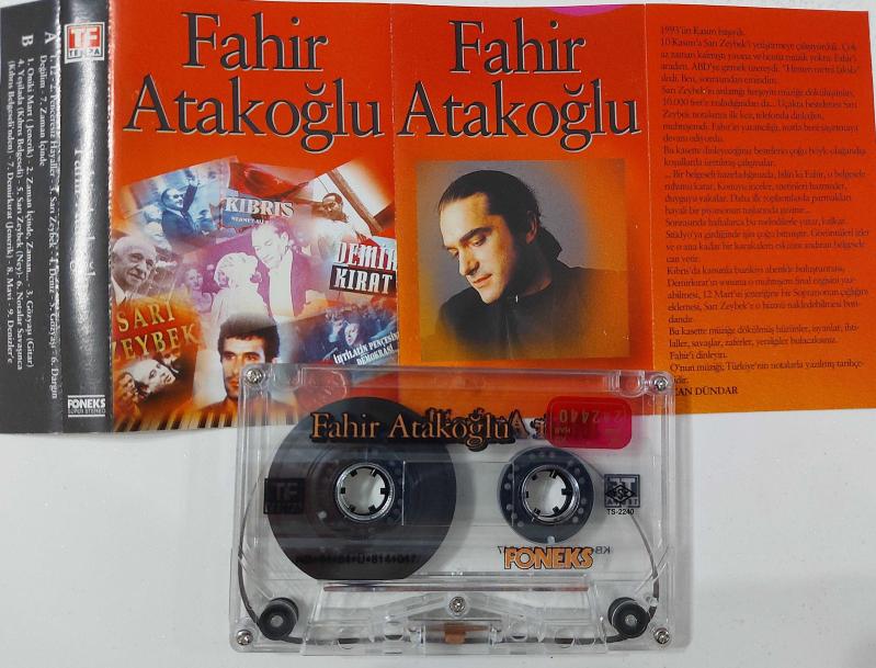 FAHİR ATAKOĞLU'NUN KASET 'İ KIBRIS-SARI ZEYBEK NOSTALJİ ORİJİNAL.