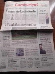 Cumhuriyet Gazetesi - 6 Mayıs 2009 - Deniz Feneri Davasında En Çok İsmi Geçen Yeni Dünya Şirketi Artık Yok - Deniz Gezmiş Ben Askerlere Kıyamadım Ateş Edemedim - Mardin Bilge Köyünde Ülke Tarihinin En Kanlı Katliamı Yaşandı - Anayasa Mahkemesi Başkanvekili Osman Paksüt'ten Savcılara Suç Duyurusu - Van Gogh