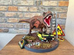 Jurassic Park Diorama - 20 cm