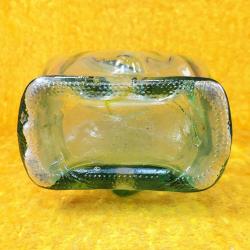 VINTAGE KALP FORMUNDA SU YEŞİLİ RENKLİ CAM ŞİŞE