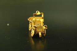 TÜRKİYEDE   TEK Vintage Fiat Araba Anahtarlığı, 1920'ler Fiat Anahtarlık, Pirinç   ANAHTARLIK SORUNSUZ KOLLEKSİYONLUK (YENİ RAF TENEKE KUTU