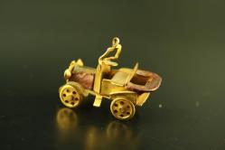 TÜRKİYEDE   TEK Vintage Fiat Araba Anahtarlığı, 1920'ler Fiat Anahtarlık, Pirinç   ANAHTARLIK SORUNSUZ KOLLEKSİYONLUK (YENİ RAF TENEKE KUTU
