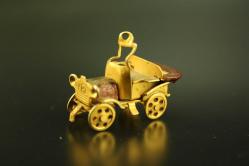 TÜRKİYEDE   TEK Vintage Fiat Araba Anahtarlığı, 1920'ler Fiat Anahtarlık, Pirinç   ANAHTARLIK SORUNSUZ KOLLEKSİYONLUK (YENİ RAF TENEKE KUTU